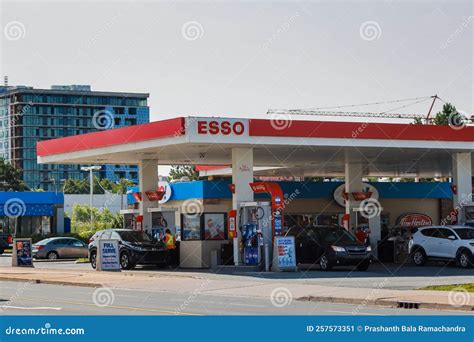ESSO Gas (aka ExxonMobil) Station Store Front. an American Oil Company is One of the Leading ...