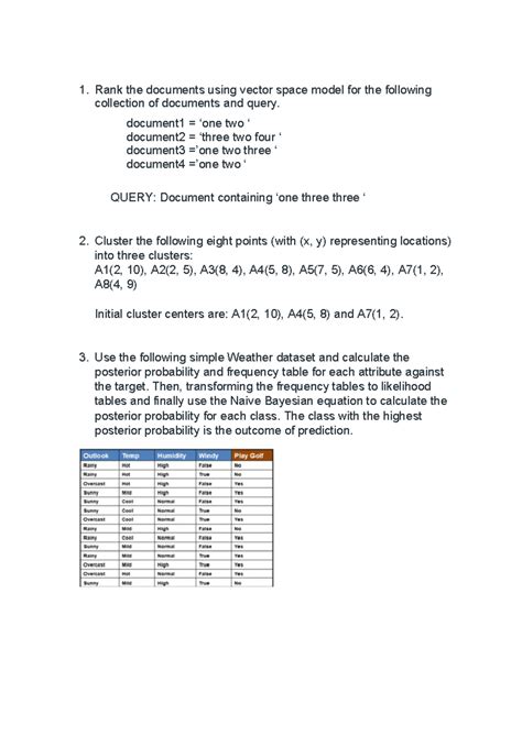 31-Tutorial Problem-29-04-2024 - Rank the documents using vector space ...