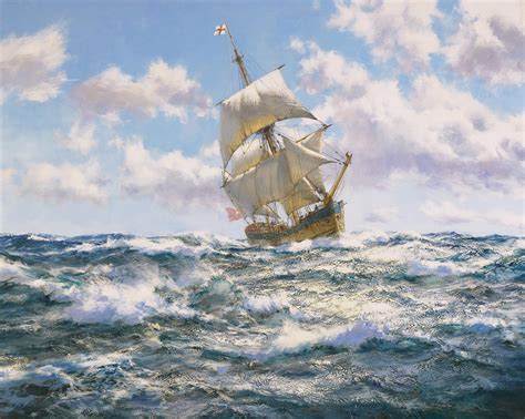 Montague Dawson - The Pioneer, The Nonsuch By Montague Dawson at 1stDibs | montague dawson ...