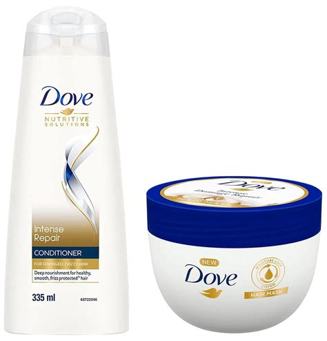 Dove Intense Damage Repair Hair Mask for Dry & Rough Hair, 300ml & Dove ...