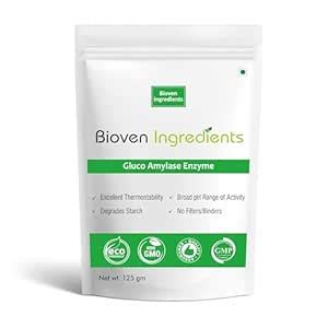 Bioven Ingredients Gluco Amylase Enzyme, Non-GMO, Dietary Supplements ...