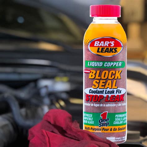 Bar's Leaks Block Seal Liquid Copper Coolant Leak Fix 18oz
