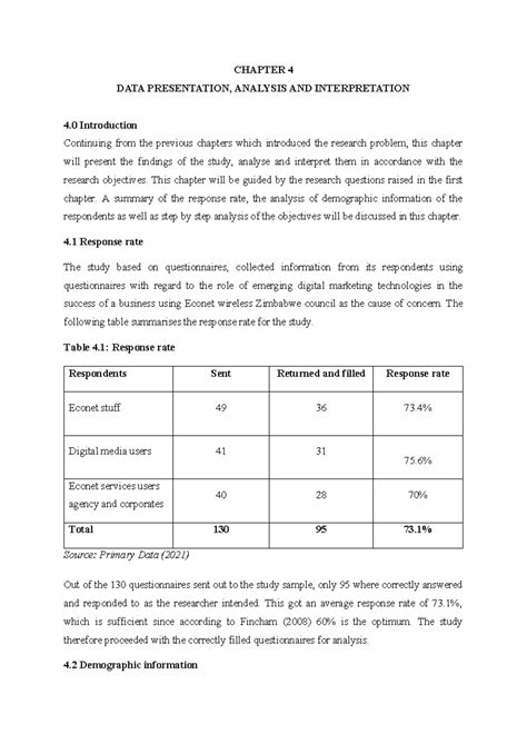 Image result for Chapter 4 Research Sample