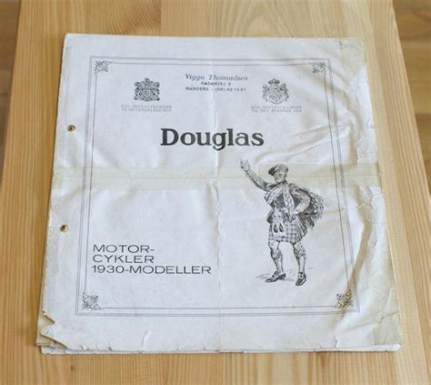 Douglas Motor Cykler 1930-Modeller, Brochure | BRITISH Only Austria ...