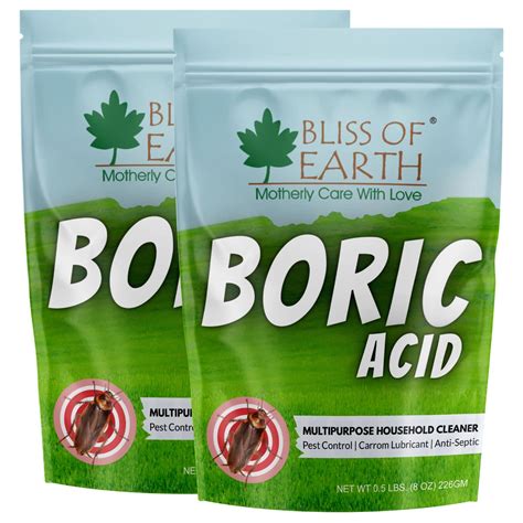 Bliss of Earth Boric Acid Powder Multipurpose kill Cockroach & Ants ...