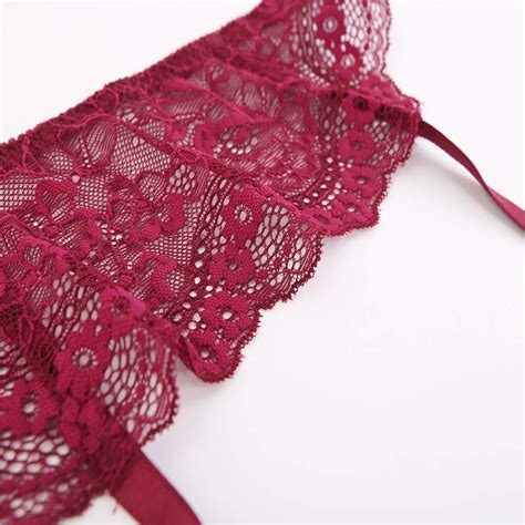 Varsbaby Women's Classic Bra Set and Garter Belt and Stocking Lingerie ...