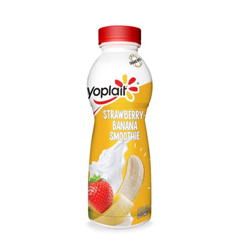 Yoplait Strawberry Banana Yogurt Smoothie Yogurt Drink (7 oz) Delivery ...