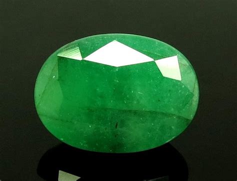 9.24/CT Natural Panna Stone with Govt. Lab Certified (4551) – Gem ...