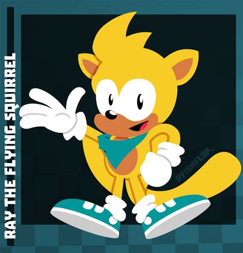 Ray The Flying Squirrel Fan Art - Ageru Wallpape
