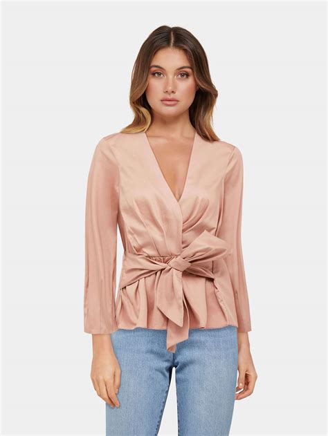 Buy Roxy Tie Front Poplin Blouse - Forever New