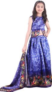 BLOOMBUD Indi Baby Girls Lehenga Choli Ethnic Wear Printed Lehenga ...
