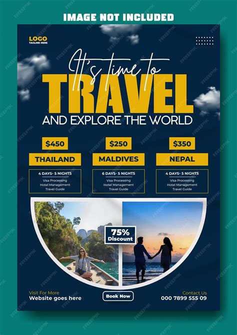 Travel and tours adventure poster template design | Premium Vector