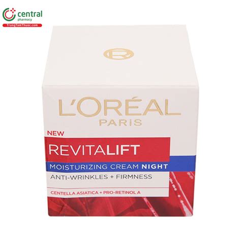 Kem dưỡng da L'Oréal Paris Revitalift Night Cream chống lõa hóa, giảm ...