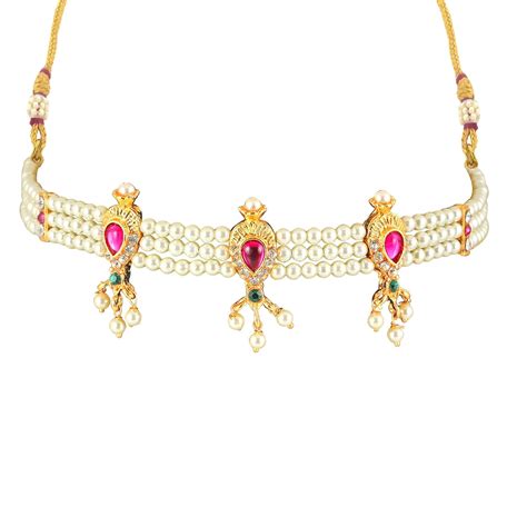 Buy Karishma Kreations Traditional Tanmani Maharashtrian chinchpeti ...