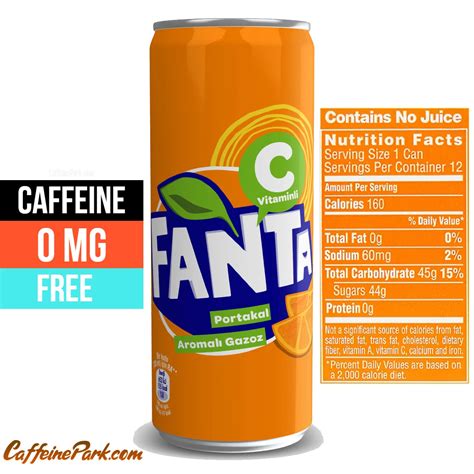Does Fanta have caffeine? How Much is in?