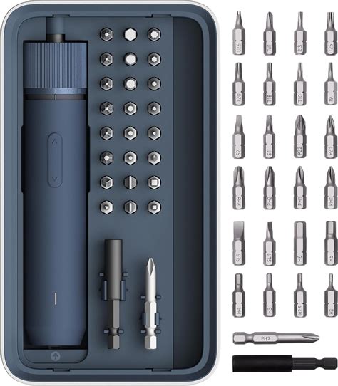 HOTO Electric Screwdriver Set, 3.6V Rechargeable Screwdriver Set with 25 S2-Steel Bits, Cordless ...