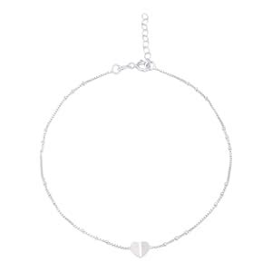 ZAVYA 925 Sterling Silver Designer Heart Locket Rhodium Plated Chain ...