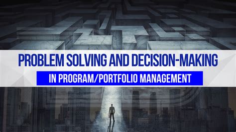 Image result for Problem Solving and Decision-Making Project Manager