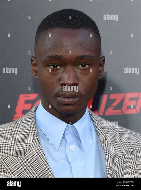 Ashton Sanders at the Los Angeles premiere of "The Equalizer 2" held at ...