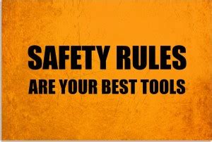 Safety Rules Sign Poster Paper Print - Educational, Architecture, Art ...