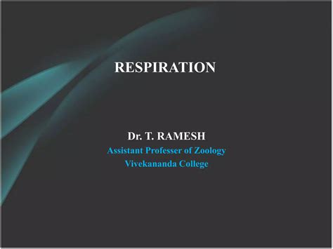 Human Respiration | PPT