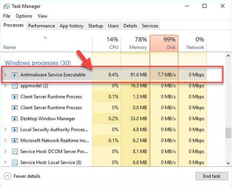 Image result for Msmpeng.exe Antimalware Service Executable Causes the Computer to Freeze