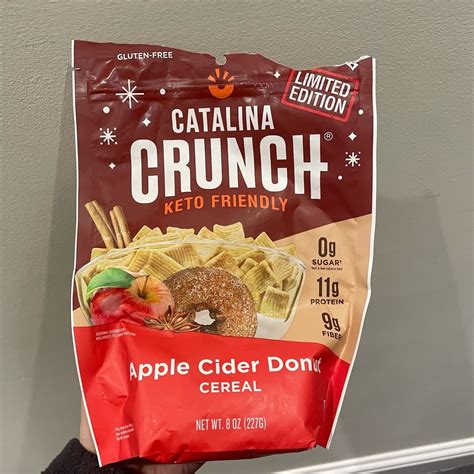 apple cider donut cereal from Catalina Crunch - Vegan Product Reviews ...