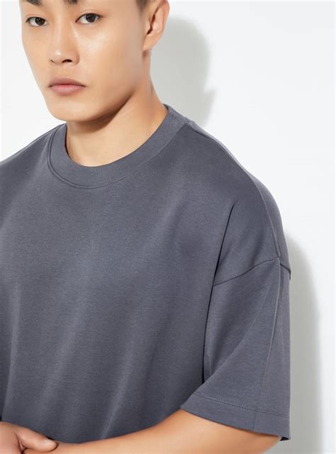 Buy URB_N Men Solid Boxy Fit T-shirt Online at just Rs. 499.0 ...