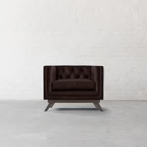 Bombay Sofa Collection (1 Seater) Espresso Leather : Amazon.in: Home ...
