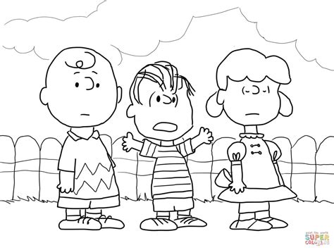 Free Peanuts Characters Thanksgiving Coloring Pages, Download Free ...