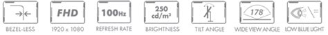 Dahua 21.45'' FHD IPS LM22-B200S Monitors – Computerspace