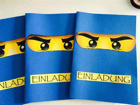 Einladung Kindergeburtstag Ninjago Kostenlos