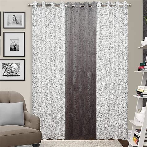 Buy GRIHSHOBHA Suede Velvet Textured Room Darkening Long Door Room ...