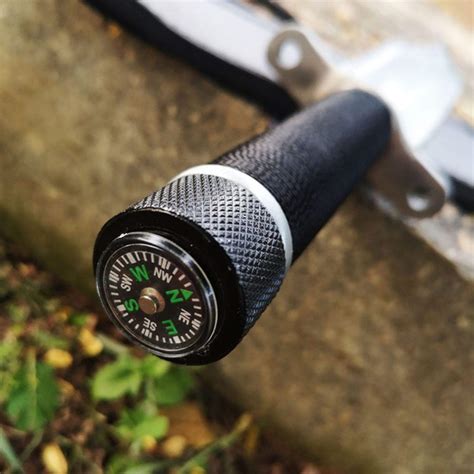 Buy HOLYEDGE 13" Fixed Blade Knife with Half Serrated Edge and Compass ...