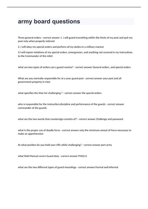 Army Questions 的图像结果