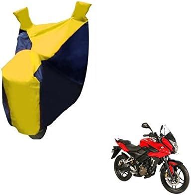 Flying On Wheels Bike Body Cover For Bajaj Pulsar AS 150 - Black/Yellow ...