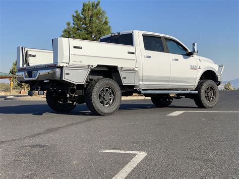 SherpTek modular truck bed and flatbed systems on short bed (6.5 to 6.75-foot) pickup trucks ...