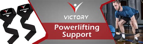 Victory Wrist Support Straps For Weight-Lifting Gym Powerlifting ...