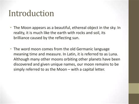 The Moon, Our Natural Satellite | PDF