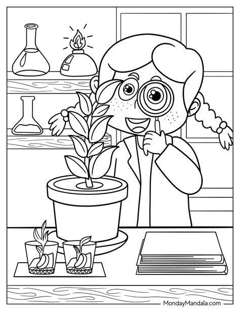Image result for Science Coloring Pages