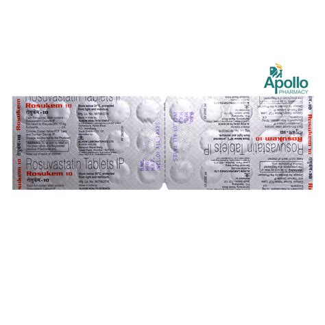 Rosukem 10 Tablet 15's Price, Uses, Side Effects, Composition - Apollo ...