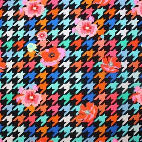 1 Yard Floating Poppies Printed 4 Way Stretch Nylon Spandex Fabric 58 ...