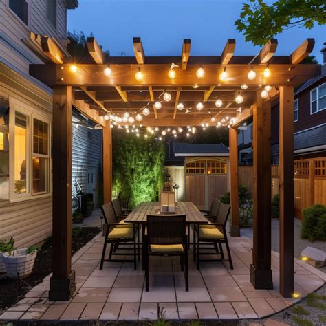 Beautiful Pergola Lighting Ideas To Illuminate Your Backyard - The ...