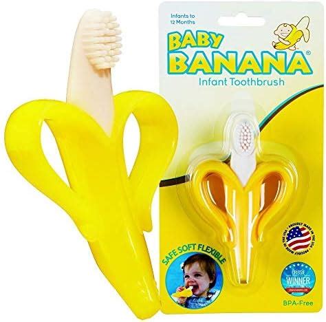 Buy MUMMAMIA Multi-Textures Baby Teegher Banana BrushTraining ...