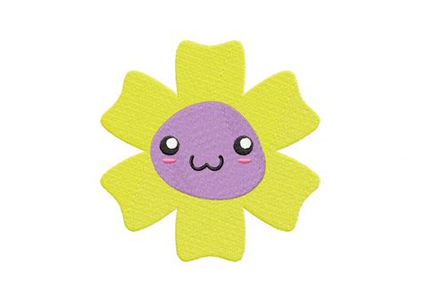 Happy Flower Machine Embroidery Design – Daily Embroidery