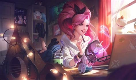 KDA 2기 스킨 일러스트 및 신챔 세라핀 일러스트 - 롤: 리그 오브 레전드 - 에펨코리아