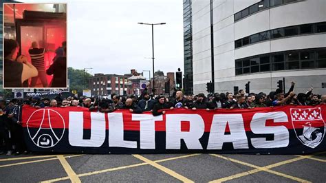 Watch | Newcastle United and PSG fans clash ahead of Champions League ...