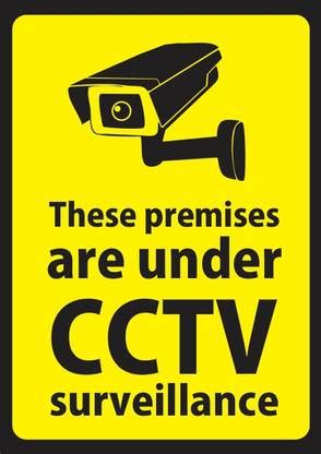 KREEPO WARNING These premises are under cctv surveillance Emergency ...