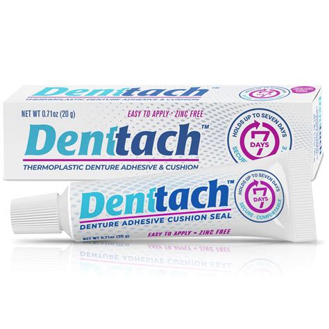 Denttach Denture Adhesive, Thermoplastic Denture Adhesive, Cushion and ...