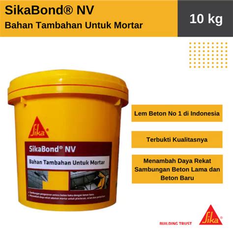 Jual Sikabond NV 10 kg Bonding Agent lem perekat untuk beton - Kota ...